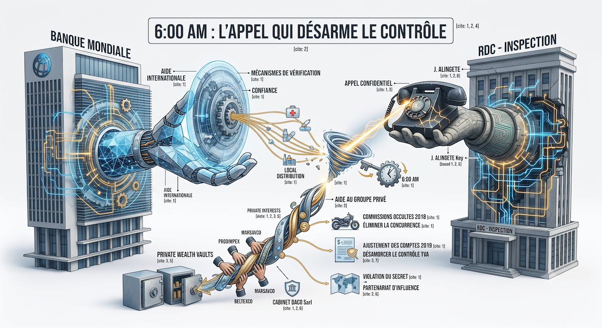 RDC / SIX HEURES DU MATIN : L'APPEL QUI A DÉSARMÉ LE CONTRÔLE DE LA BANQUE MONDIALE
